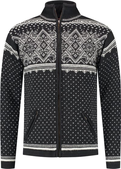 Norfinde Noors vest-windstopper - 100% zuivere wol - grijs