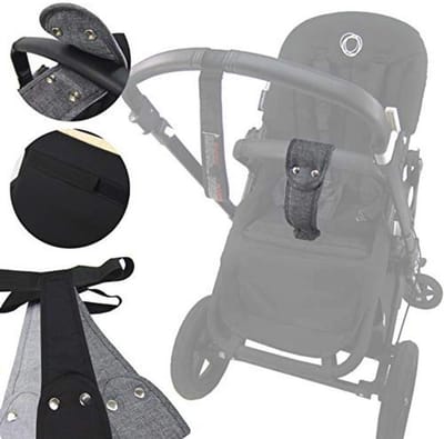 Hoogwaardige kruisband en glijband voor kinderwagen, bevestigingsriem voor kinderwagens