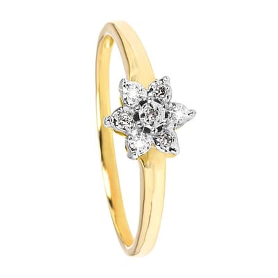 Di Lusso - Ring Verona - Diamanten - 14 Karaat Goud - Dames - 16.00 mm