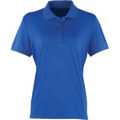 Premier Dames/dames Coolchecker korte mouw Pique Polo T-Shirt (Koninklijk)