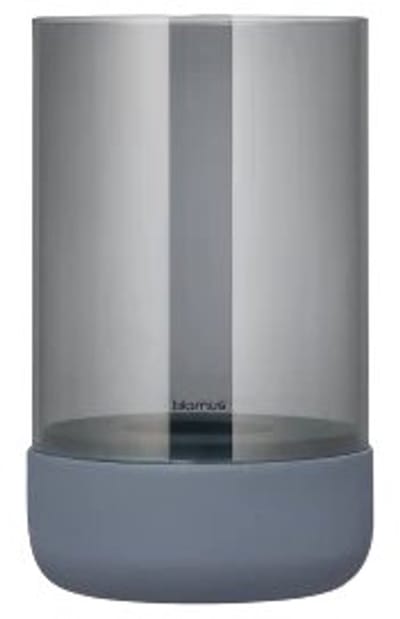 Blomus CALMA Windlicht - H 20 cm, Ø 12 cm (M) - Steel Gray
