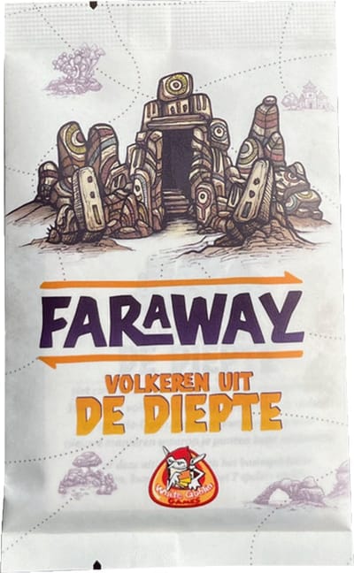 White Goblin Games - Faraway: Volkeren uit de diepte - Kaartspel - 2 tot 7 spelers - Uitbreiding van Faraway - nieuwe manieren om punten te verdienen - Vanaf 10 jaar