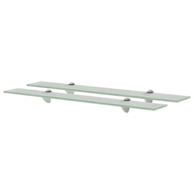 vidaXL - Schappen - zwevend - 2 - st - 70x20 - cm - 8 - mm - glas