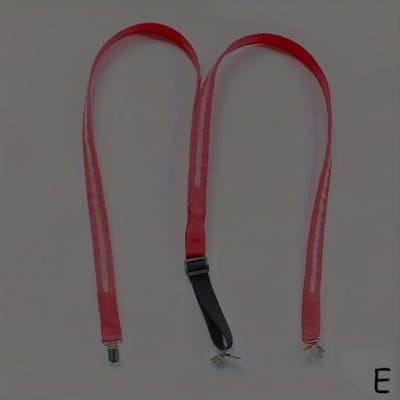 Lichtgevende Bretels - LED Bretels - Bretels - Feest Accessoires - Party - Festival - Kostuum - Carnaval - Verkleed Accessoires - Glow In The Dark - Neon - LED - Unisex - Rood