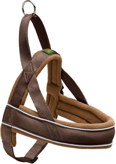 Hunter Harnas Norweger Racing - Hondentuig -  Bruin/Cognac - M - 52-62 x 2.5 cm