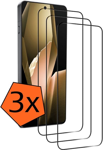 Screenprotector - 3 Stuks - Geschikt voor OnePlus 13R - Full Cover - Gehard Glas - Beschermglas - Tempered Glass - Screen Protector