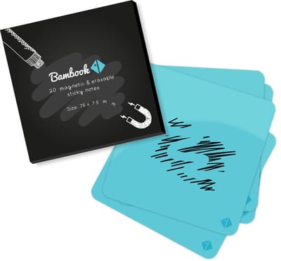 Bambook Sticky Notes - Blauw - 75x75mm (Vierkant)
