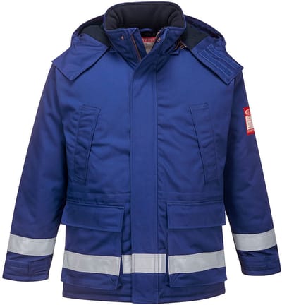 Portwest FR Antistatische Winterjas FR59 - Korenblauw - L