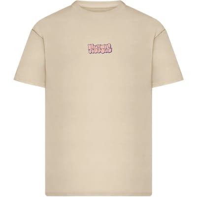 Mister Tee - Crown Car Oversize Heren Tshirt - XS - Creme