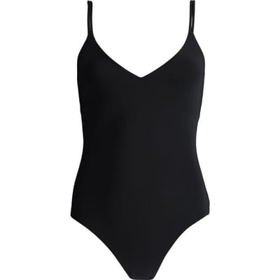 Barts - Solid V-Neck One Piece - black - Vrouwen - Maat 36
