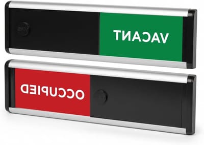 Deur Indicator Bord - Bezet Vrij Teken - Kantoor Communicatie - Schuifpaneel Indicator - 214 x 60 mm