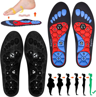 Acupressuur Inlegzolen met Magnetische Massagepunten voor Voetverzorging en Pijnbestrijding