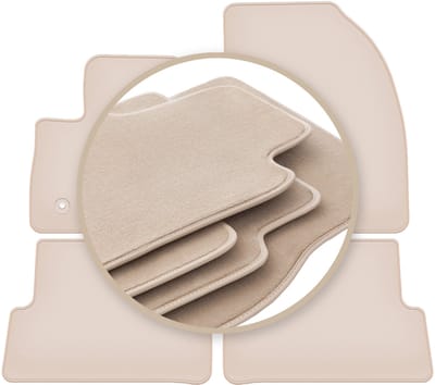 PREMIUM beige matten voor: Ford C-MAX MK2 minivan 2011-2015