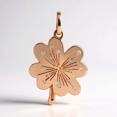 Argyle Diamant Rose Goud Zilver Hanger