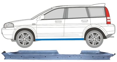 Volledige dorpel voor Honda HR-V 1999-2006 / Links