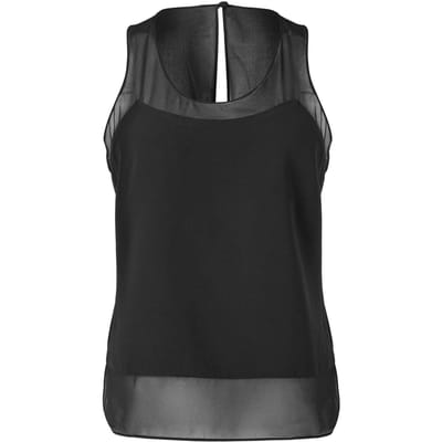Ted Baker Vrouwen/dames Racerback Mouwloze Vest Top (Zwart)