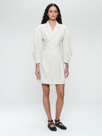 Kansas stretch tech jersey dress | Light Sand - Light Sand / XXS