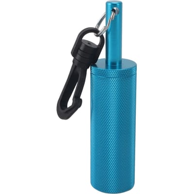 Signaalbel Duikstok Geluidmaker Helder Geluid Aluminiumlegering Onderwater Shaker Bel met Clip blauw