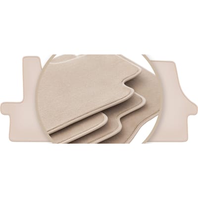 PREMIUM beige vloermatten voor: Fiat Ducato III bestelbus 2006-2014
