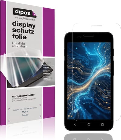 dipos – 4x Beschermfolie geschikt voor Myria Fancy | Krasbestendige & heldere Screenprotector Ultra-Thin