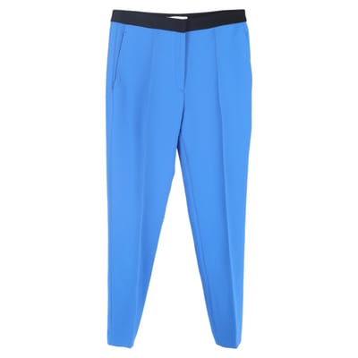 Sandro rechte broek van polyester in blauw