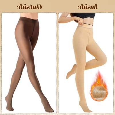 Dikke thermoleggings met fleece voering voor vrouwen, warm en comfortabel voor de winterse dagen