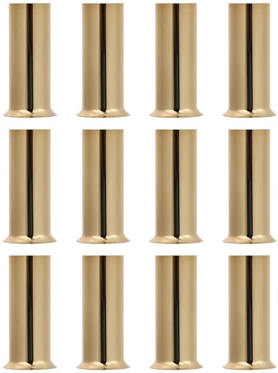 Cosensi- Kaarsenhouder Gouden Decor - Chandelier Lamp Houder - Kaarsenhouder voor Dinerkaars - Retro Design - Schokbestendig - Geschikt voor Kandelaar - Kaarsenkap
