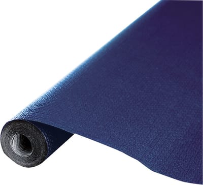 Givi Italia Tafelkleed op rol - 2x - papier - navy blauw - rechthoekig - 120cm x 5m - Feest/bruiloft tafelkleden