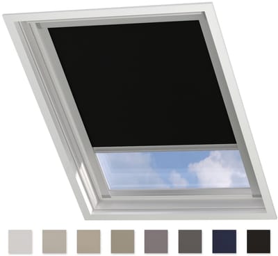Dakraam Rolgordijn Trend - Verduisterend - Black - voor Velux: M04 / 1 / 304
