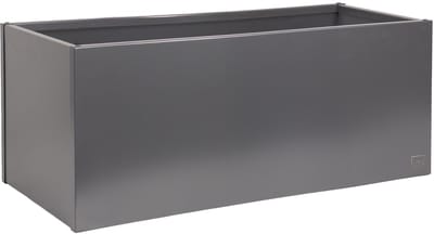 UNUS® Plantenbak Bloembak Bloempot rechthoekig 118x40x40 cm antraciet