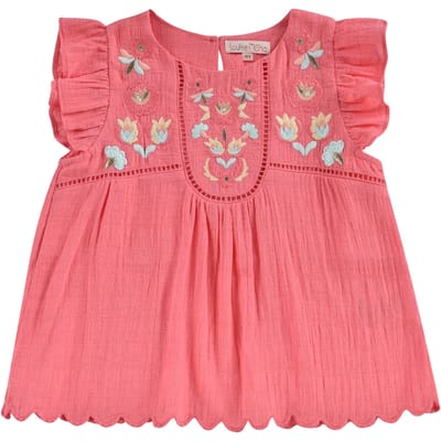 Louise Misha Blouse Carmen Raspberry Size: 6M | Shirts Outlet | Unisex | Blauw