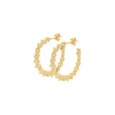 iXXXi Jewelry-Caviar-Goudkleurig-Dames Oorbellen