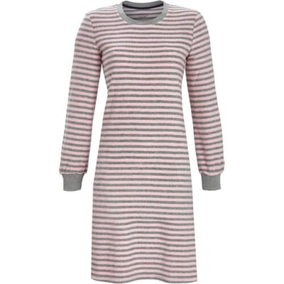 Ringella Badstoffen nachthemd roze grijs Roze vrouw 52