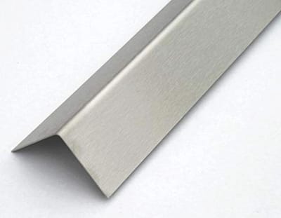 Roestvrij Stalen Hoekprofiel 25 x 25 mm - 2 m Hoekbescherming voor Wand en Meubels