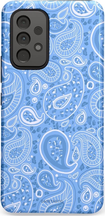 Casetastic Hoesje Geschikt voor Samsung A53 - Stijlvolle Beschermende Duo-layer Case - Paisley verleiding