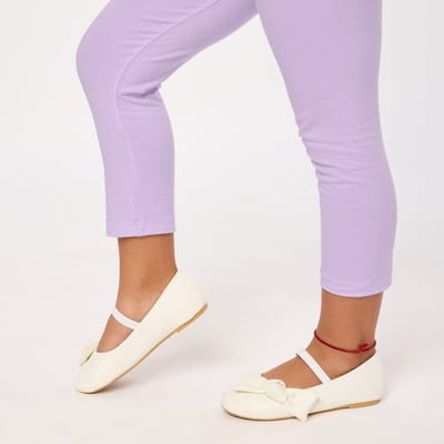 Merry Style MS-MS10-131-LE Meisjes Leggings - Sport - Vrijetijdsbroek - Lang- Viscose - Sporbroek - Yogabroek - Lichtviolet - 146