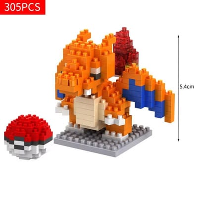 Pokemon Speelgoed Lega Bouwstenen Pokmon Actie Cartoonfiguur Charizard Mewtwo Modelbouwsteen Voor Jongens Verjaardagscadeaus No Box