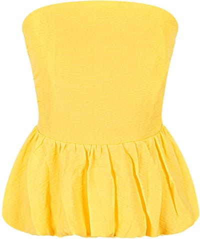 Gimme - Summer Vibe Top – Luchtige Zomerse Top – Comfortabel Shirt voor Lente & Zomer - Geel - Maat S