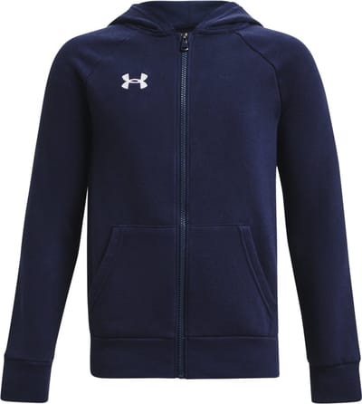 Under Armour UA Rival Fleece FZ Hoodie Jongens Vest - Blauw - Maat 164