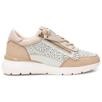 Dames sneakers met zijrits van leer Carmela