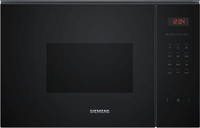 Siemens BE523LMB1 - iQ300 - Inbouwmagnetron - 38x59 cm - 20 l - Zwart - Eenvoudig te reinigen met hydrolyse