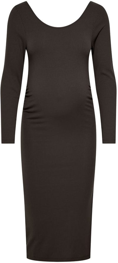 ONLY - OLMSANNE LS O-NECK CALF DRESS JRS - Dames - Maxi jurken