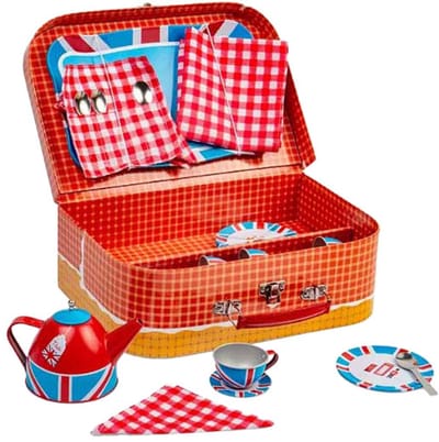 Bigjigs Londen Theeservies Speelset, 24dlg.