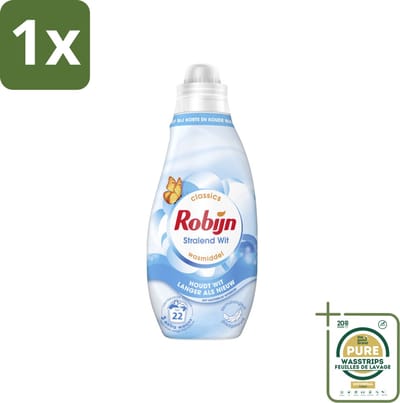 1 x Robijn – Vloeibaar Wasmiddel – Klein & Krachtig Classics Stralend Wit - 665 ml- Koffiezetapparaat