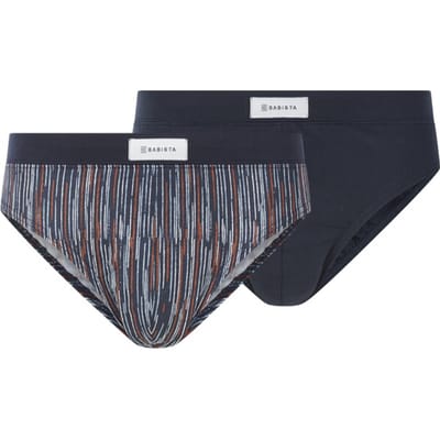 Babista herren Slips, Set Van 2 - 05/M - donkerblauw - Plus Size