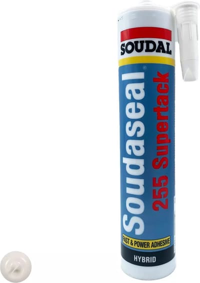Soudal high tack wit - 425 gram - Montagekit - Lijmkit - Plintenkit - Alles lijmer