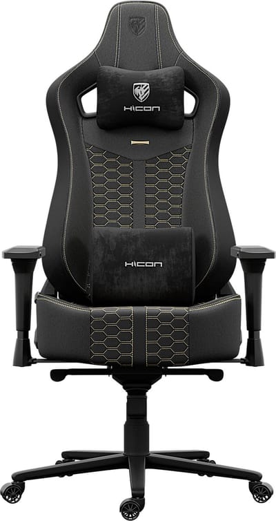 HICON® Gaming Stoel - Legend Serie Legenda - Luxe Ergonomische Gamingstoel met 4D Armleuningen - Zwart