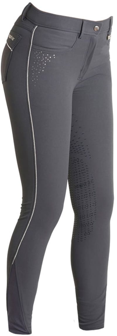 Montar Rijbroek Aria Full Grip Grijs - 38