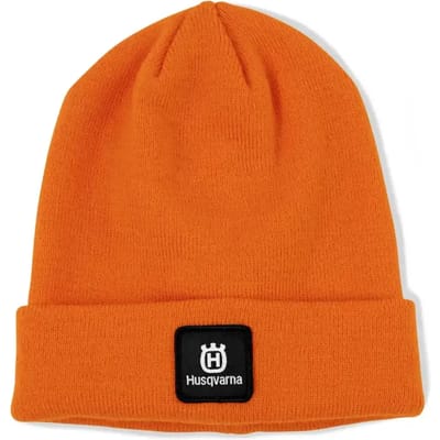 Husqvarna merino muts oranje met logo