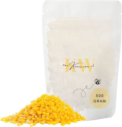 Gele bijenwas korrels | 500 gram | 100% zuivere bijenwas |